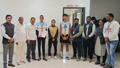 Photo of देवगिरी महाविद्यालयातील खेळाडूंचा सत्कार