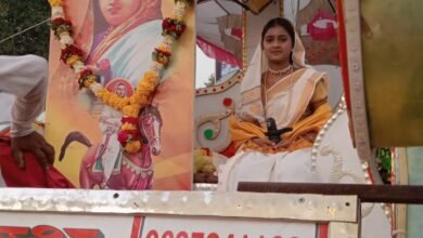 Photo of रांजणगाव शे.पुं येथे राजमाता पुण्यश्लोक अहिल्यादेवी होळकर यांची त्रिशताब्दी जयंती मोठ्या जल्लोषात साजरी