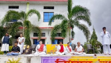 Photo of ग्रीन ग्लोब इंग्लिश स्कूल,विद्या मंदिर येथे  आंतरराष्ट्रीय योग दिन साजरा